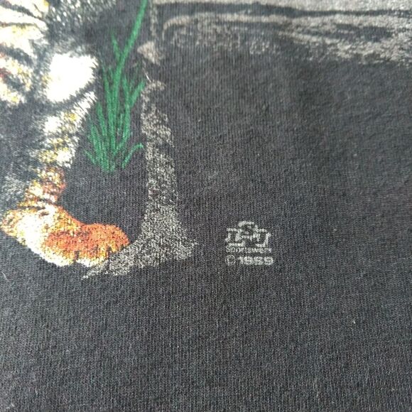 Vintage 50/50 Single-stitch Tiger Cub T-shirt Size L - Picture 5 of 7